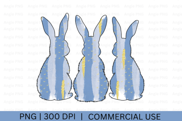 Easter Bunnies SVG PNG, Silhouette Review