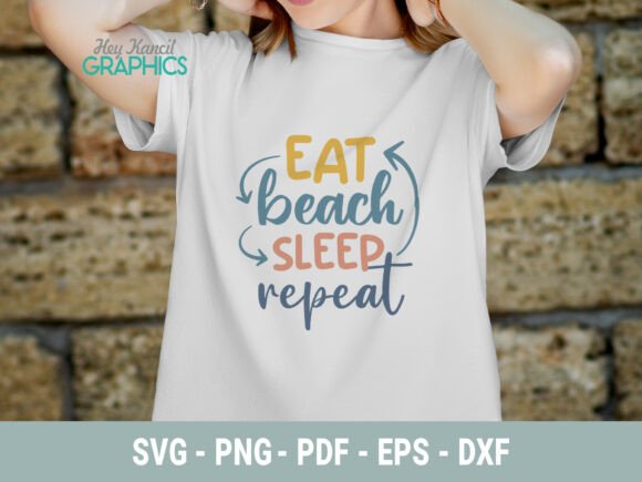 Eat Beach Sleep Repeat Summer SVG Review