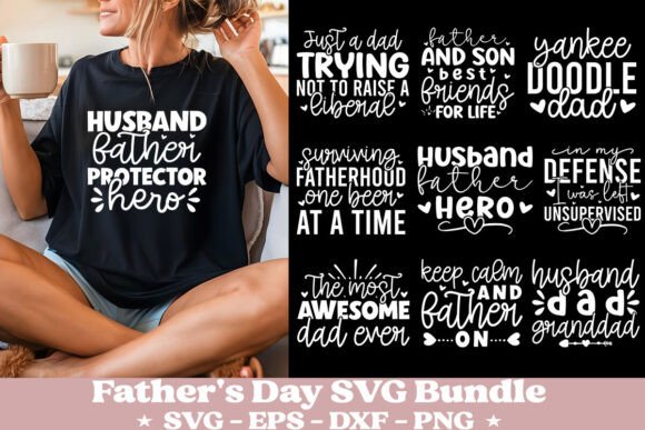 Father s Day SVG Bundle for Crafts and Graphics
