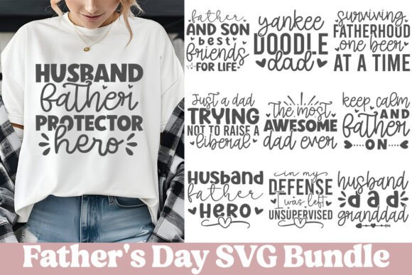 Father's Day SVG Bundle for Graphics and Crafts