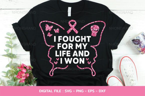 Fighting Breast Cancer Quote Butterfly Review