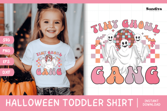Funny Halloween Toddler Shirt SVG 4 for Graphics and Crafts