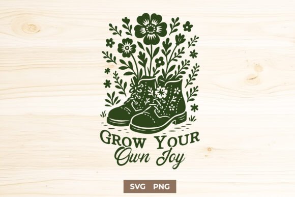 Grow Your Own Joy SVG PNG Garden Boots Review