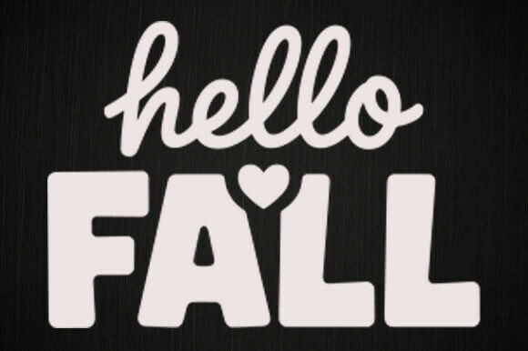 Hello Fall, Fall Quote, Seasons, Saying Graphics for Crafts