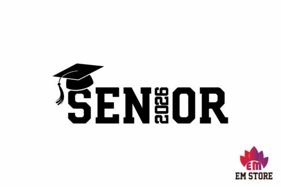 Senior 2026 SVG,PNG Graphics for Crafts