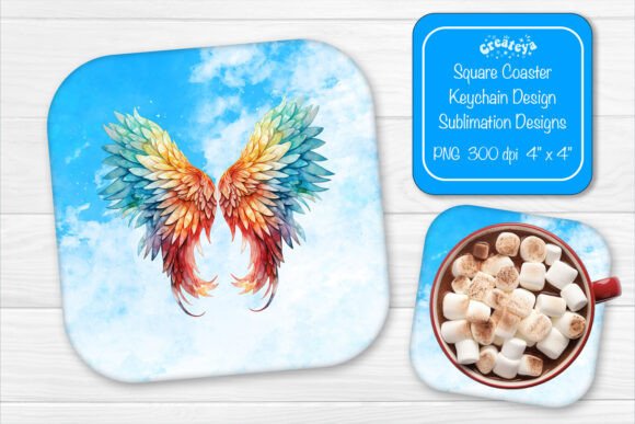 Square Coaster Sublimation Wings Quote: A Crafts & Graphics Review