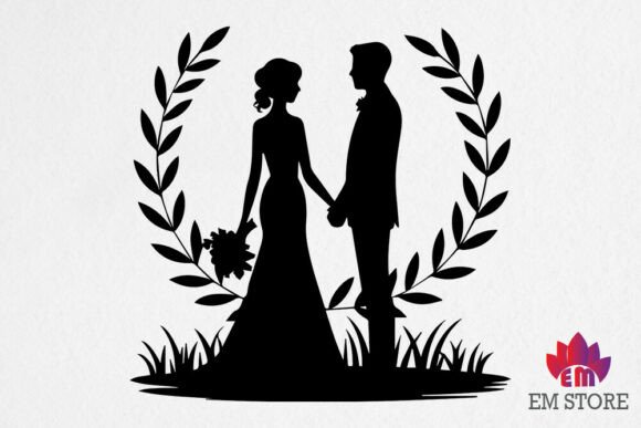 Wedding Heart SVG - Bride and Groom: A Designer's Stitch Test